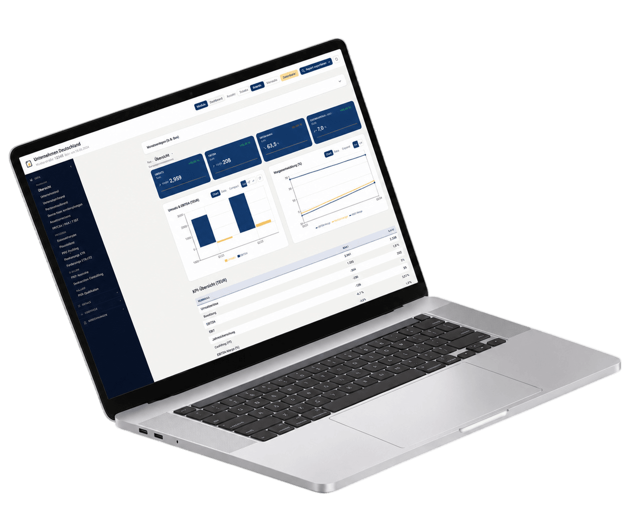 Papyros Dashboard – Chart-Typ, Transponieren, Drill-Down